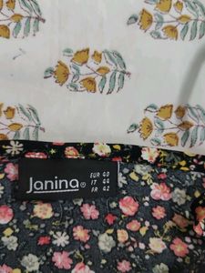Floral Cami Top with Lace Trim