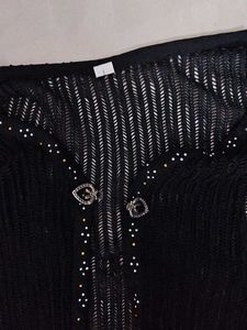 Black Sheer Cover-Up