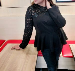 Shein Black Top