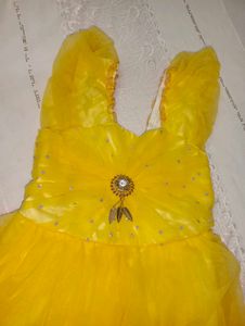 Cute Yellow Party Dress
