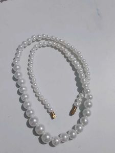 Pearl Necklace &amp; Seashell Earrings Set
