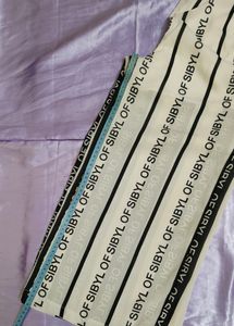 SHIEN Flared White Trousers