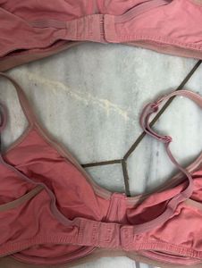 Two Pink Cotton Bras