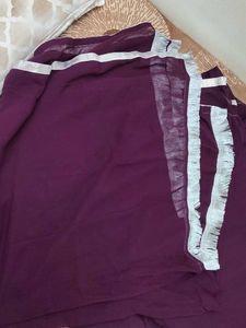 Elegant Purple Long Sleeve Dress