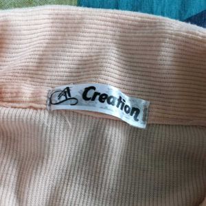 Elegant Peach Creation Top