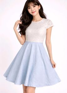 Elegant Lace Top Dress