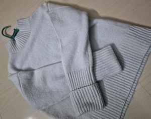Cozy Grey Turtleneck Sweater