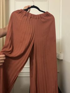 Pleated Wide Leg Palazzo Pants
