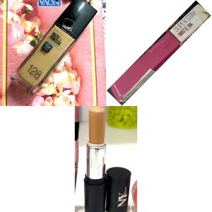 Combo Maybelline Lipstick & Foundation & Concealer