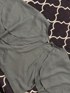 Grey Flared Top