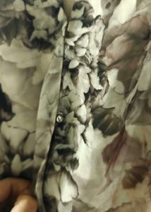 Elegant Floral Print Wrap Blouse