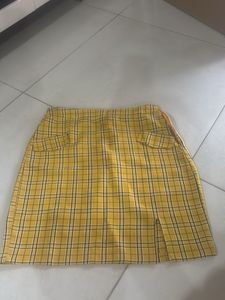 Plaid Mini Skirt