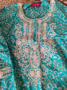Selling Sky Blue Kurta Set
