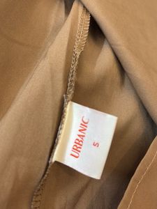 Brown Button-Up Shirt Dress