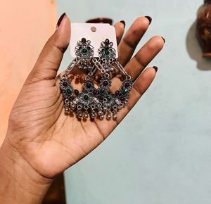 Bohemian Silver Earrings