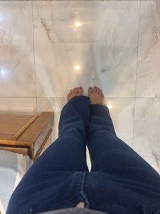 URBANIC  blue flare jeans