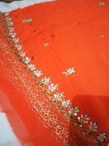 Unstich Lahenga Blouse Piece And Dupatta Fabric