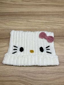 Hello Kitty Crochet Beanie