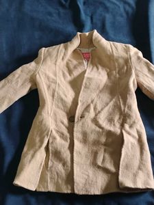 Puff Shoulder cream Blazer Vintage Style Xs/S/M