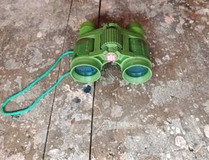 Vintage Wind-up Toy Cars &amp; Binoculars Set