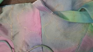 New Pastel Tie-Dye Dress long full length