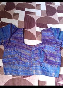 Elegant Blue Silk Saree