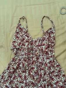 Floral Two-Piece Outfit