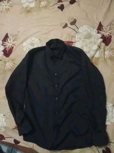 Men's Classic Black Button-Down Shirt