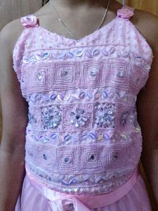 Pink Embellished Ethnic Gown