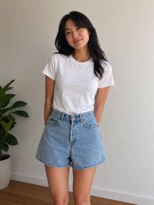 blue jeans shorts