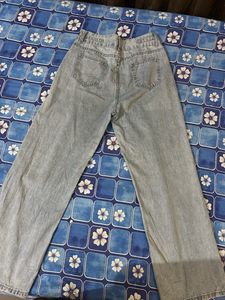 Light Wash Wide Leg Jeans