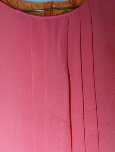 Chic Coral Midi Dress