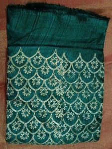 Designer blouse material.