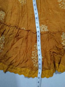 Elegant Mustard Yellow Cotton Kurta