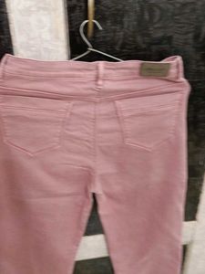 Dusty Rose Straight Leg Jeans