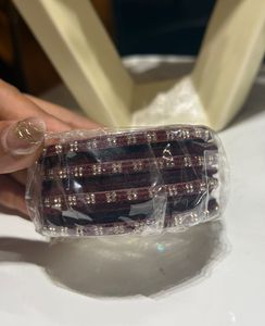 Elegant Maroon Bangles Set
