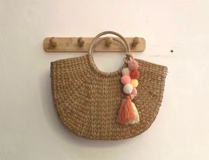 Boho Straw Beach Bag
