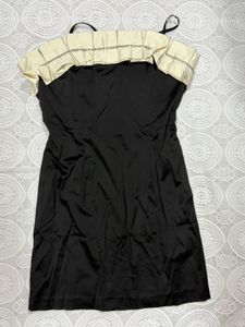 3 for 999 Chic Black Dress with Ruffled Neckline