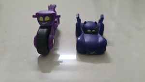 Purple Toy Motorcycle &amp; Car Set