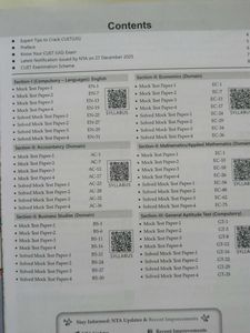 Oswaal Books CUET (UG) Commerce Mock Papers 2026