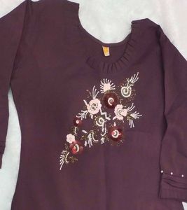 three piece straight kurta set