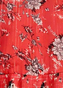 Red Floral Maxi Dress From Shopperstop