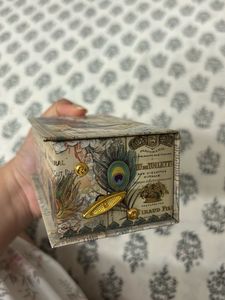 Decorative Peacock Trinket Music box with Soap Bo