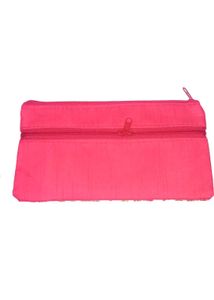 Embroidered Clutch with Floral Design