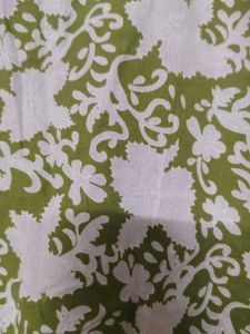 Green Floral Print Kurta