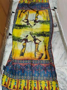 Silk brand printed multi colour women duppata