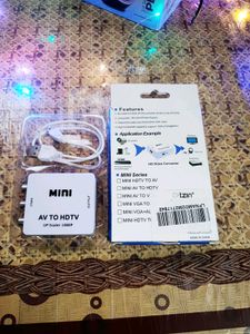 Mini AV RCA to HDMI Converter 720/1080p