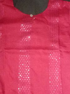 Red Sequin Top