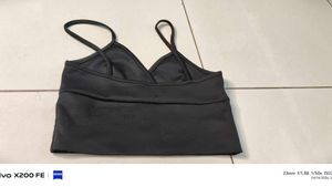 Stylish Black Crop Top