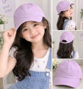🇹🇭Cute Pink Baseball Cap with Bow Detail